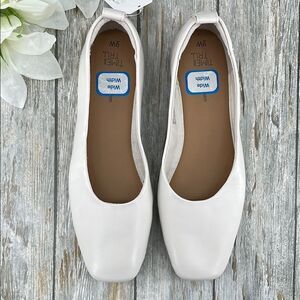 Women's Soft Square Toe Ballet Flats Shoes Size 9W